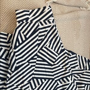 Pact Striped Black and White Skirt